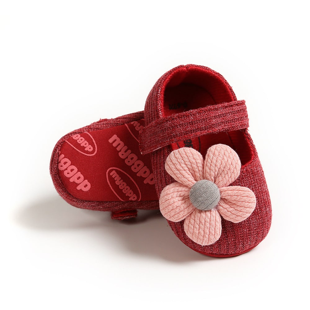 Baby Flower Princess Soft Bottom Shoes đŧ - Image 4