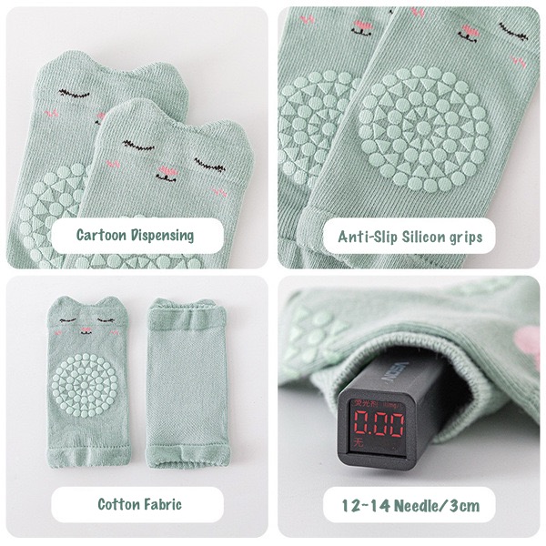 𧸠Baby Cartoon Knee Pads + Anti-Slip Socks đ§Ļ - Image 10